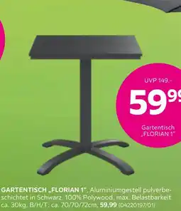 Mömax Gartentisch florian 1 Angebot