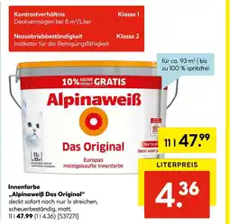 Hellweg Alpinaweiß innenfarbe „alpinaweiß das original“ Angebot