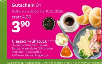 Mömax Classici frühstück gutschein Angebot