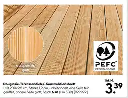 Hellweg Pefc douglasie-terrassendiele/-konstruktionsbrett Angebot