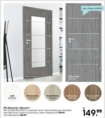Hellweg Cpl-zimmertür „discovery“ Angebot