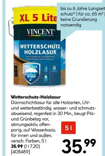 Hellweg Vincent wetterschutz-holzlasur Angebot