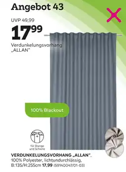 Mömax Verdunkelungsvorhang „allan“ Angebot