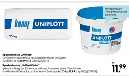 Hellweg Knauf spachtelmasse „uniflott“ Angebot