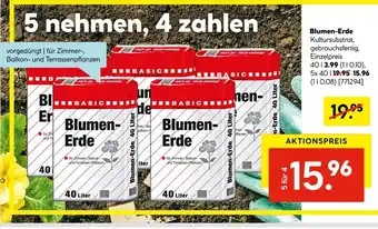 Hellweg Basic blumen-erde Angebot