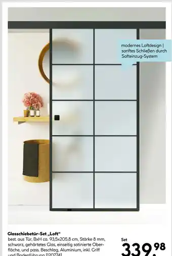 Hellweg Glasschiebetür-set „loft“ Angebot