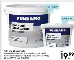 Hellweg Fundamo roll- und strukturputz Angebot