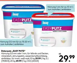 Hellweg Knauf easy putz Angebot