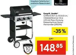 Hellweg Rothmann gasgrill „seattle“ Angebot