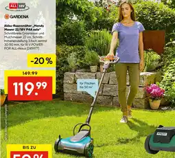 Hellweg Gardena akku-rasenmäher „handy mower 22/18v p4a solo“ Angebot