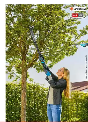 Hellweg Gardena akku-astschere „easycut 110/18v p4a solo“ Angebot