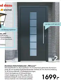 Hellweg Aluminium-sicherheitshaustür „108 lucca“ Angebot