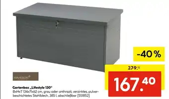 Hellweg Haveson gartenbox lifestyle 130 Angebot