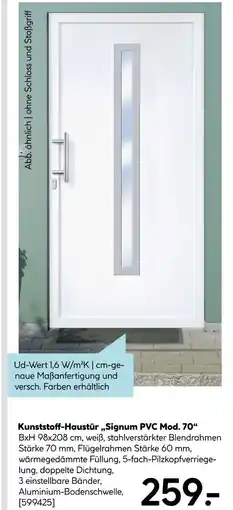Hellweg Kunststoff-haustür „signum pvc mod. 70“ Angebot
