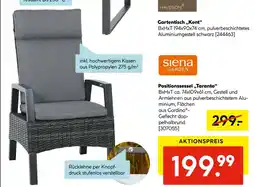Hellweg Siena garden positionssessel „taranto“ Angebot