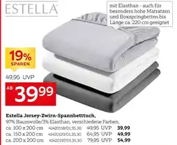 XXXLutz Estella jersey-zwirn-spannbetttuch Angebot