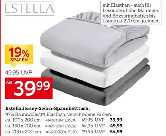 XXXLutz Estella jersey-zwirn-spannbetttuch Angebot