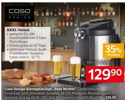 XXXLutz Caso design bierzapfanlage „beer master“ Angebot