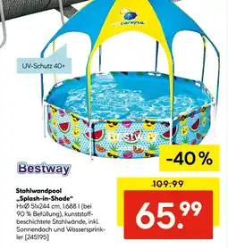 Hellweg Bestway stahlwandpool „splash-in-shade“ Angebot