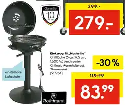 Hellweg Rothmann elektrogrill „nashville“ Angebot