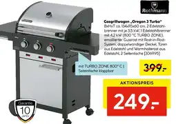 Hellweg Rothmann gasgrillwagen „oregon 3 turbo“ Angebot