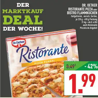 Marktkauf Dr. oetker ristorante pizza oder bistro flammkuchen Angebot