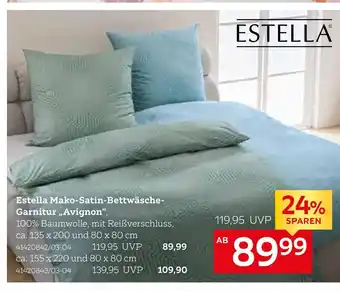 XXXLutz Estella mako-satin-bettwäsche-garnitur „avignon“ Angebot