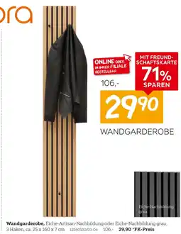 XXXLutz Xora wandgarderobe Angebot