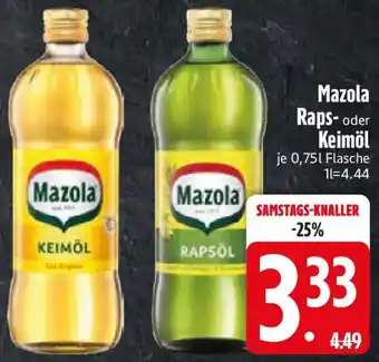 Edeka Mazola Raps- oder Keimöl Angebot