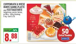 Marktkauf Coppenrath & wiese bunte sahne-platte oder festtagstorte Angebot