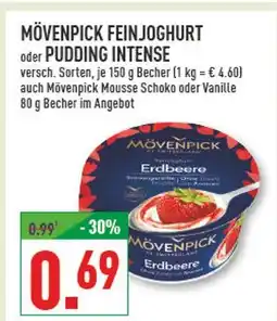Marktkauf Mövenpick feinjoghurt oder pudding intense Angebot