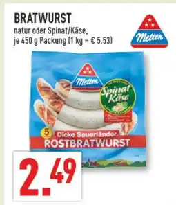 Marktkauf Metten bratwurst Angebot