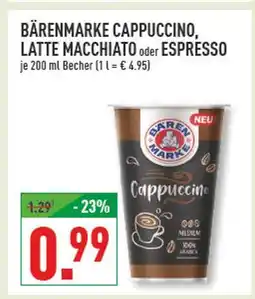 Marktkauf Bärenmarke cappuccino, latte macchiato oder espresso Angebot