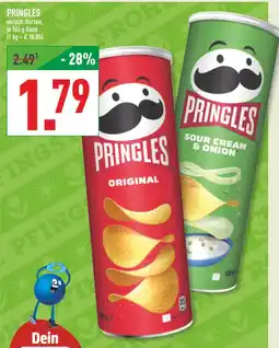 Marktkauf Pringles original oder sour cream & onion Angebot