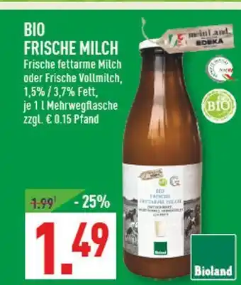 Marktkauf Bioland bio frische milch Angebot