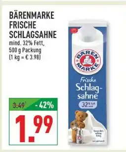 Marktkauf Bärenmarke frische schlagsahne Angebot