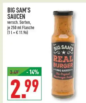 Marktkauf Big sam's saucen Angebot