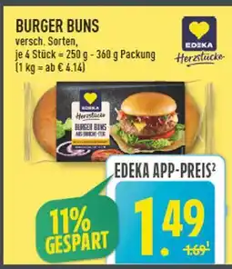 Marktkauf Edeka burger buns Angebot