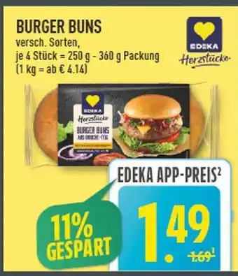 Marktkauf Edeka burger buns Angebot