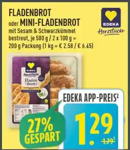 Marktkauf Edeka fladenbrot oder mini-fladenbrot Angebot