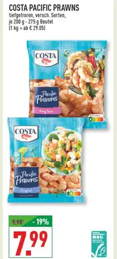 Marktkauf Costa pacific prawns Angebot