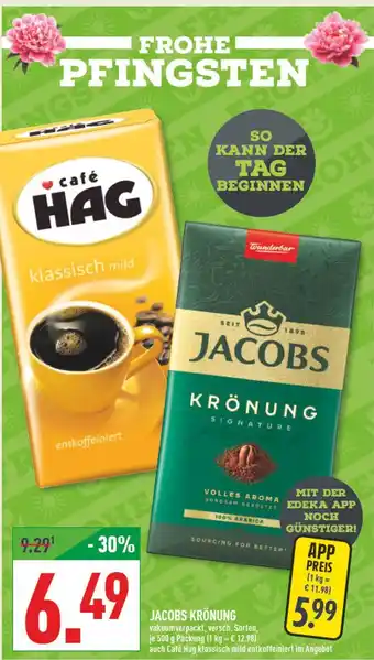 Marktkauf Jacobs jacobs krönung Angebot