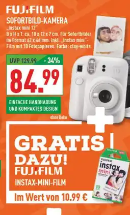 Marktkauf Fujifilm sofortbild-kamera Angebot