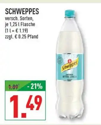 Marktkauf Schweppes original bitter lemon Angebot