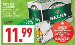 Marktkauf Beck's pils oder mix-bier Angebot