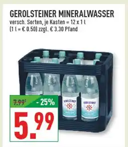 Marktkauf Gerolsteiner mineralwasser Angebot
