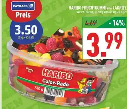 Marktkauf Haribo fruchtgummi oder lakritz Angebot