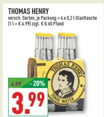 Marktkauf Thomas henry tonic water Angebot