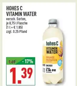 Marktkauf Hohes c vitamin water Angebot