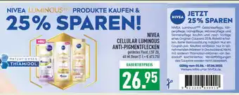 Marktkauf Nivea cellular luminous anti-pigmentflecken Angebot